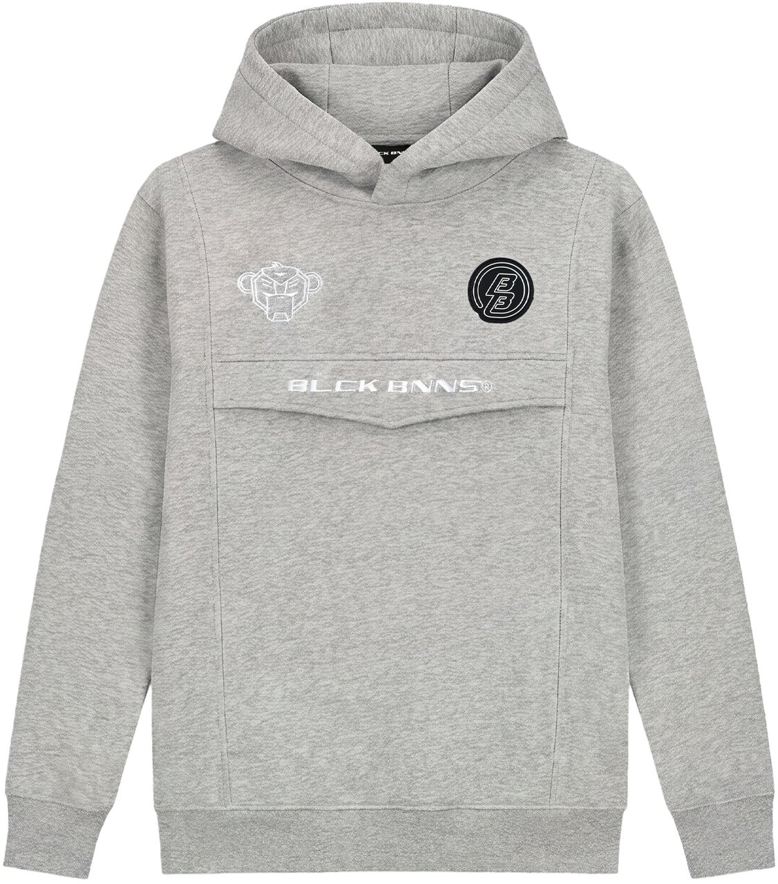 Black Bananas KIDS ANORAK HOODIE Lichtgrijs