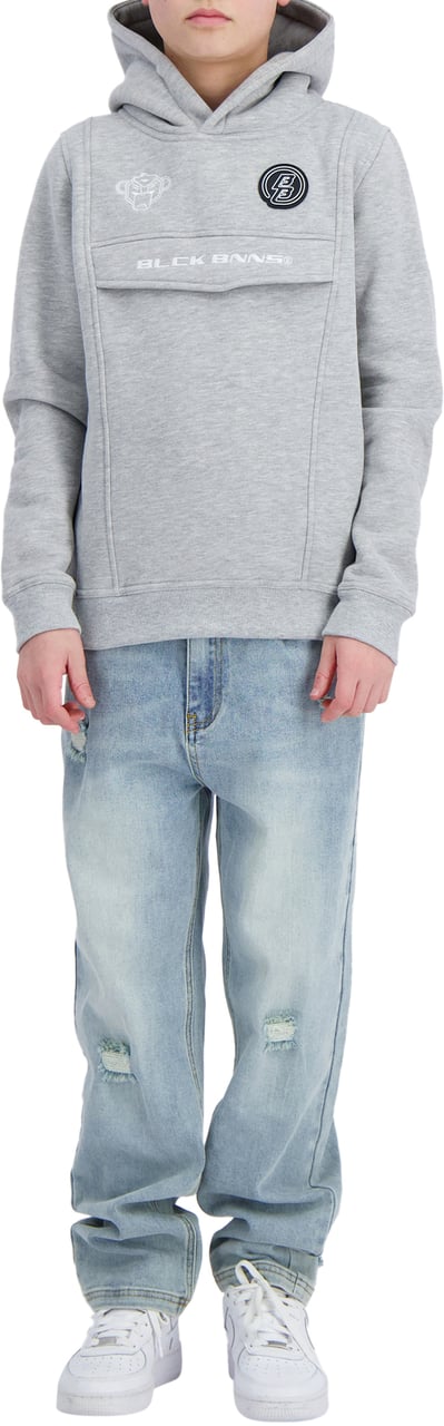 Black Bananas KIDS ANORAK HOODIE Lichtgrijs