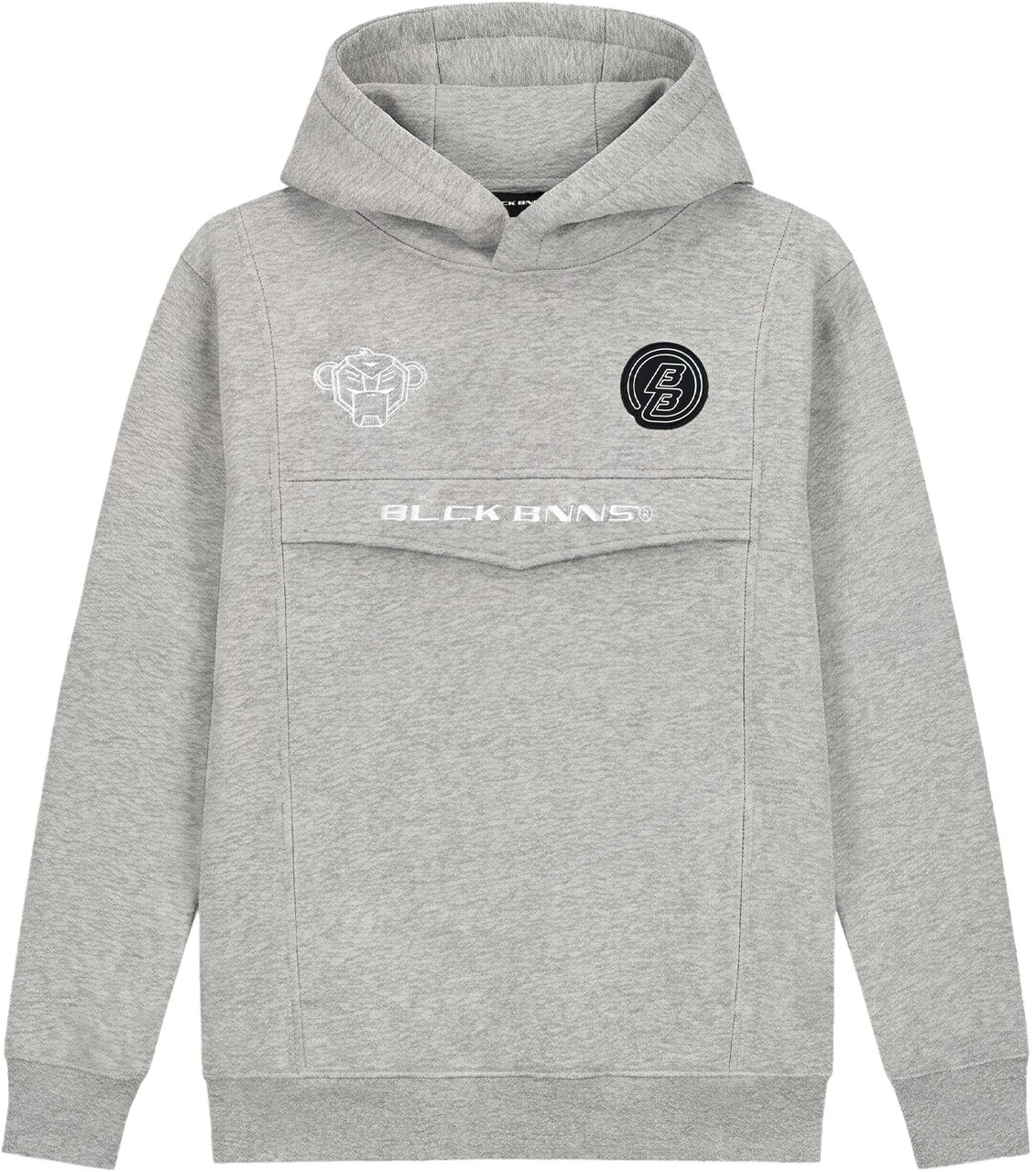 Black Bananas KIDS ANORAK HOODIE Lichtgrijs