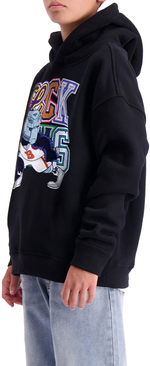 Black Bananas KIDS DRIBBLE HOODIE Zwart