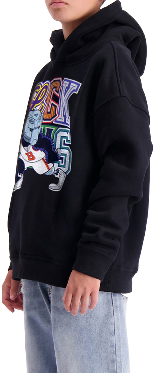 Black Bananas KIDS DRIBBLE HOODIE Zwart