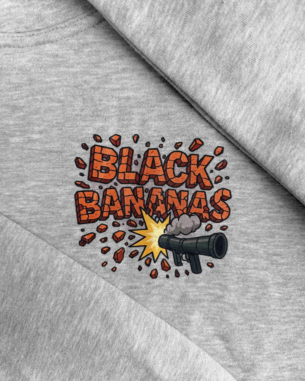 Black Bananas KIDS EXPLODE HOODIE Lichtgrijs