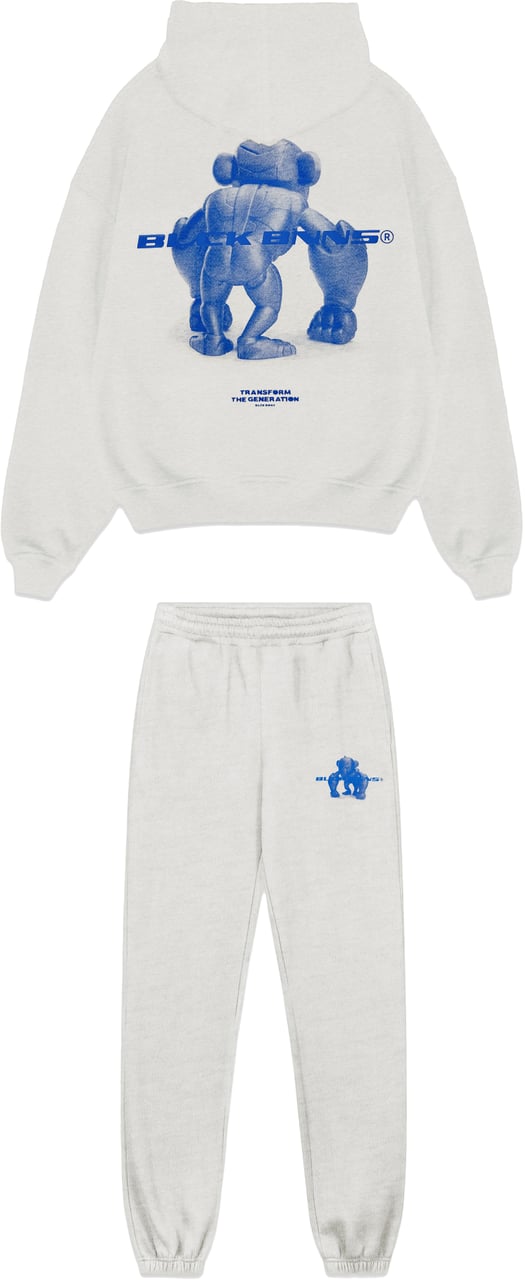 Black Bananas KIDS 3D XRAY SWEATSUIT Lichtgrijs
