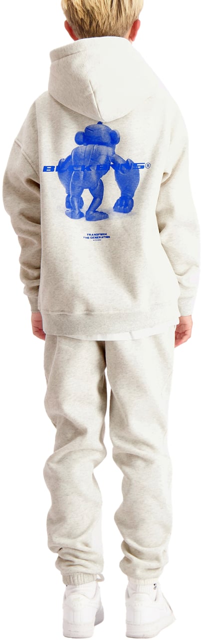 Black Bananas KIDS 3D XRAY SWEATSUIT Lichtgrijs