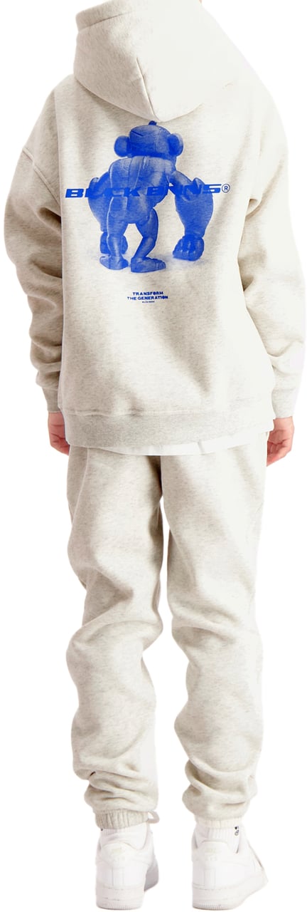 Black Bananas KIDS 3D XRAY SWEATSUIT Lichtgrijs