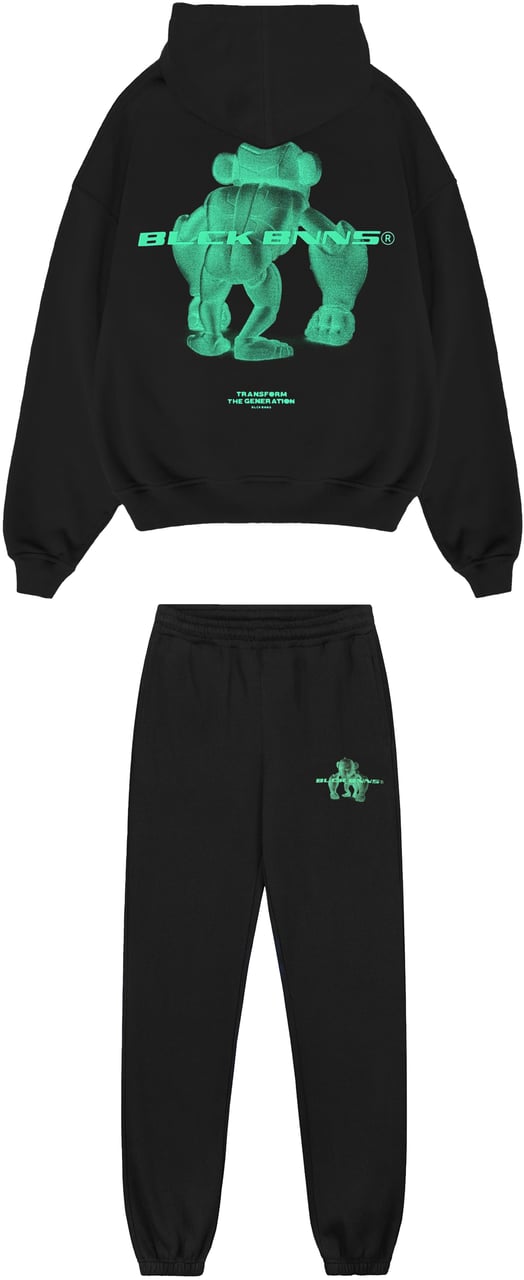 Black Bananas KIDS 3D XRAY SWEATSUIT Zwart