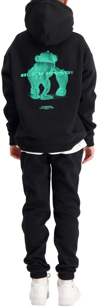 Black Bananas KIDS 3D XRAY SWEATSUIT Zwart
