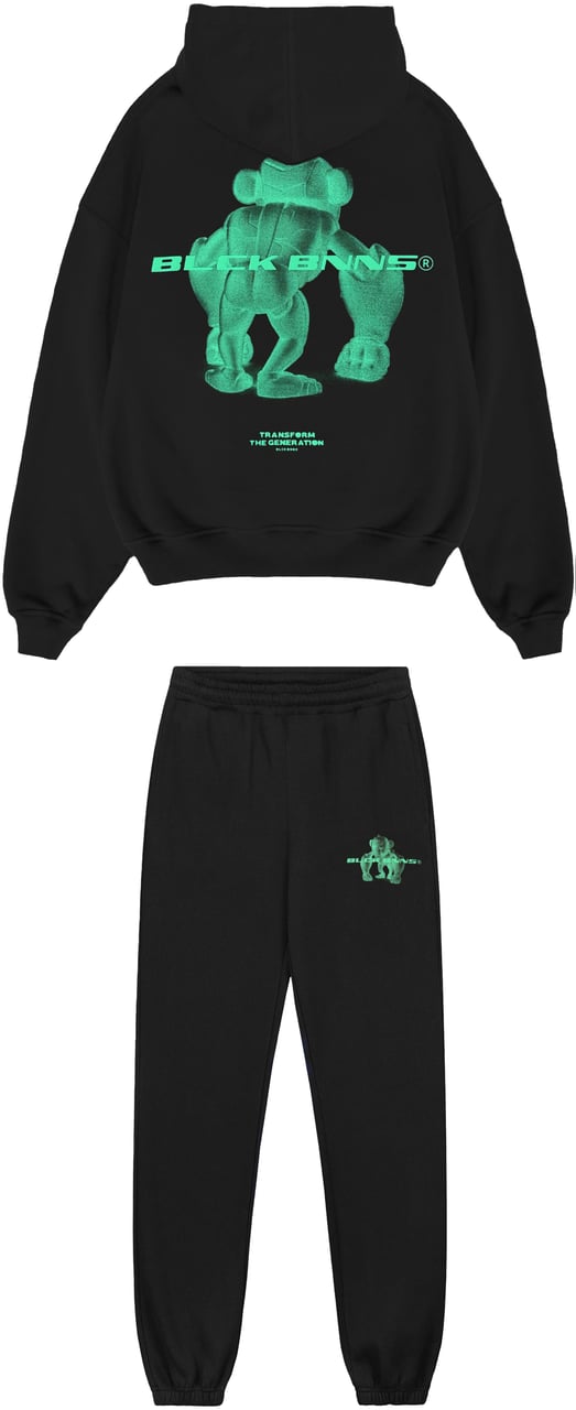 Black Bananas KIDS 3D XRAY SWEATSUIT Zwart