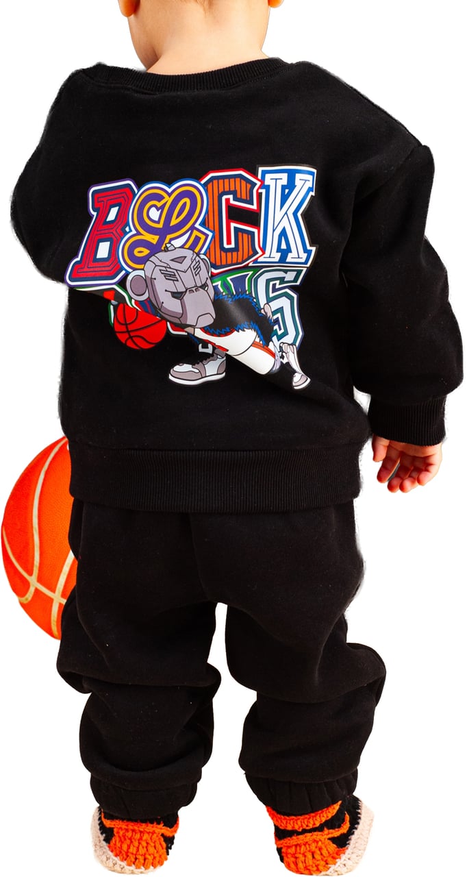 Black Bananas MC DRIBBLE SWEATSUIT Zwart