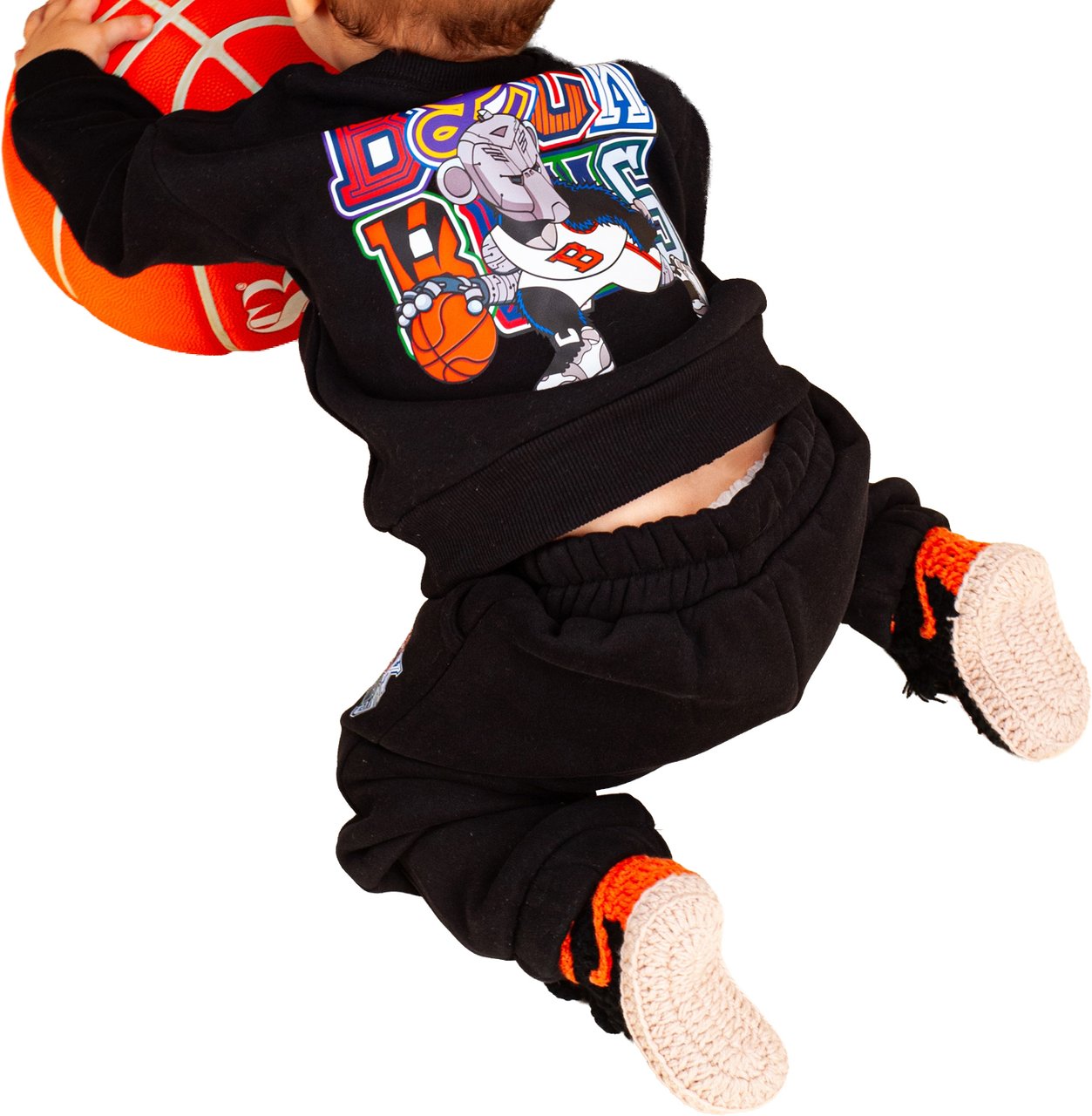 Black Bananas MC DRIBBLE SWEATSUIT Zwart