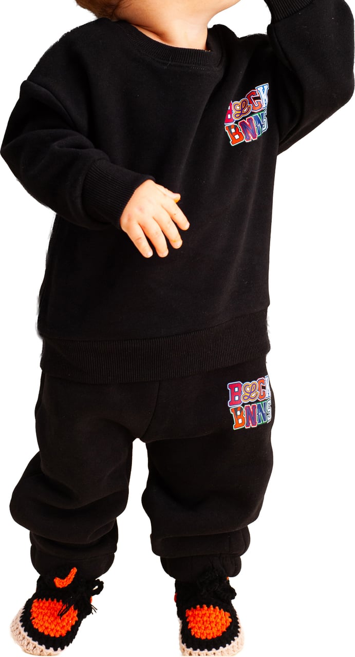 Black Bananas MC DRIBBLE SWEATSUIT Zwart
