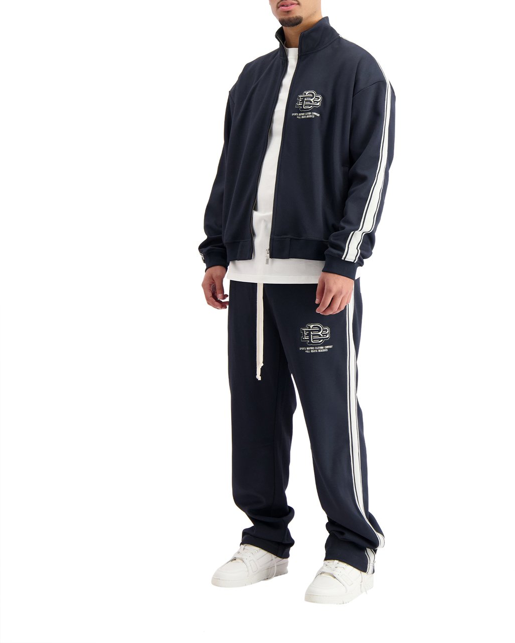 Black Bananas MONOGRAM TRACKSUIT Navy