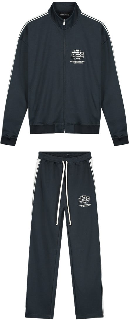 Black Bananas MONOGRAM TRACKSUIT Navy