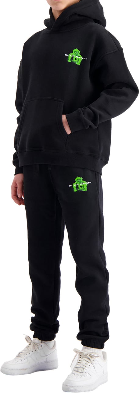 Black Bananas KIDS ACTION FIGURE SWEATSUIT Zwart