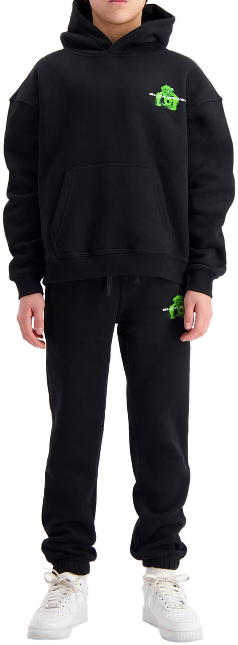 Black Bananas KIDS ACTION FIGURE SWEATSUIT Zwart