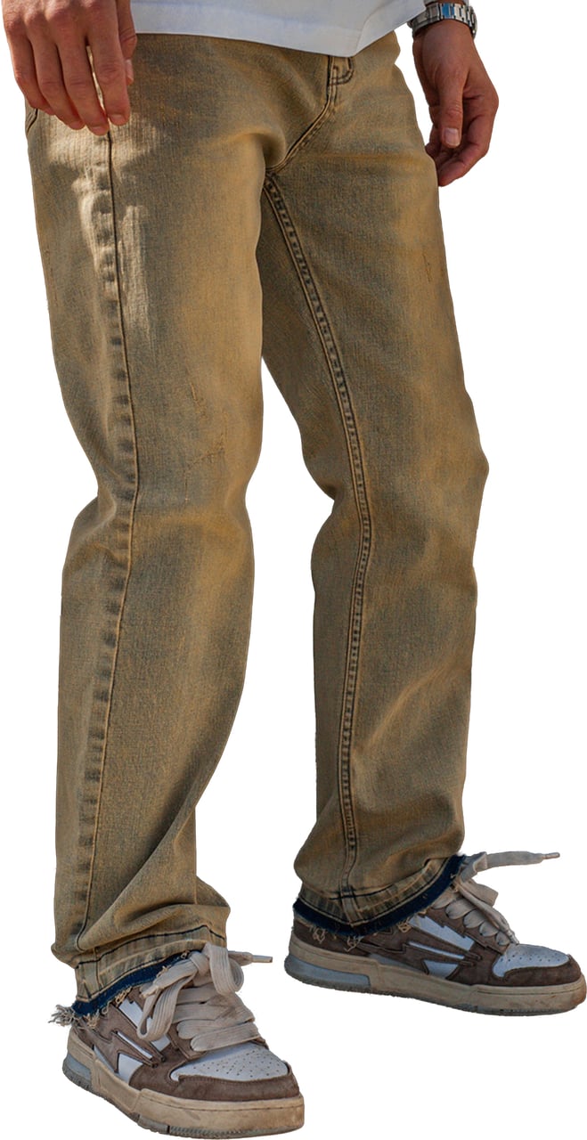 Black Bananas SAHARA STRAIGHT DENIM Blauw