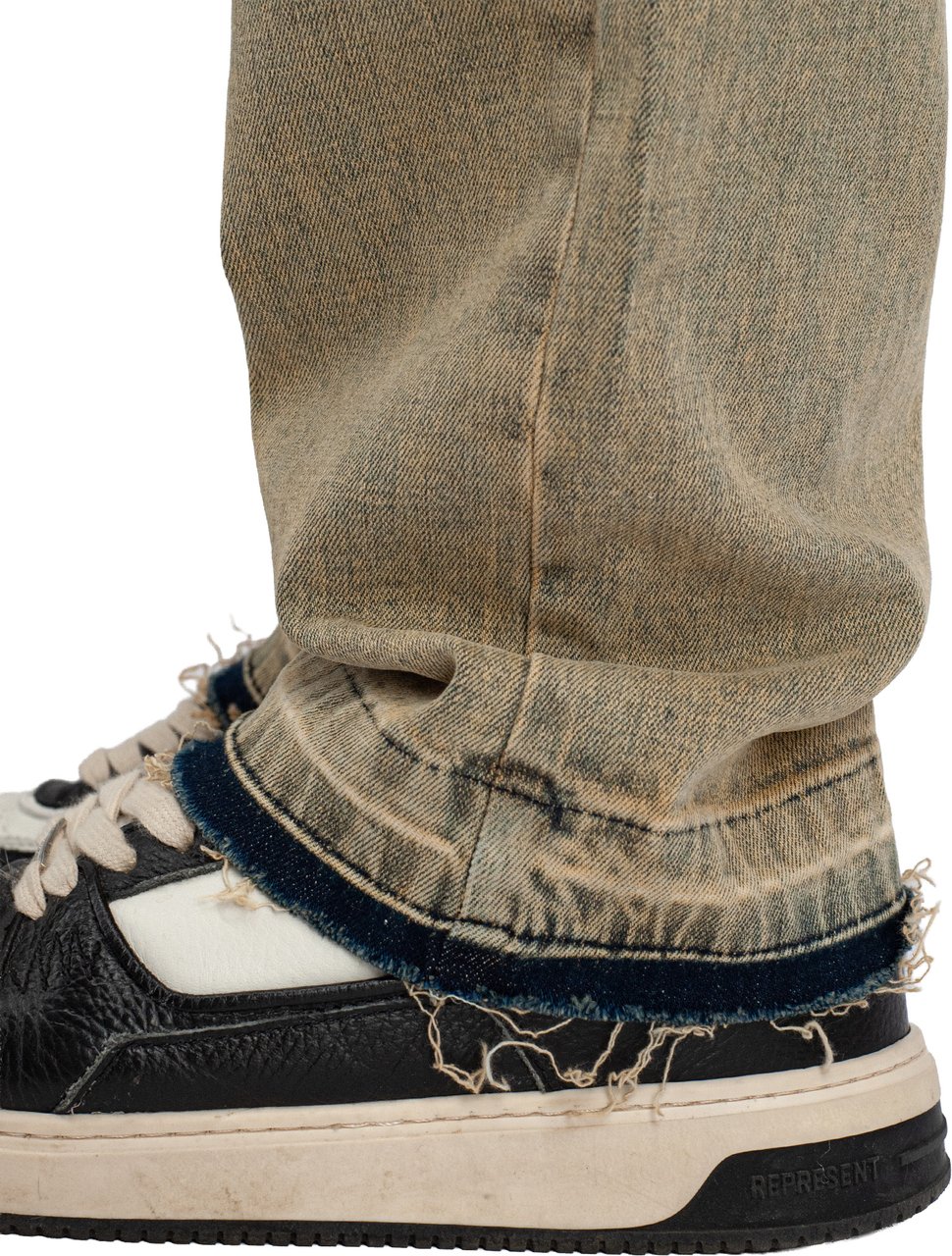 Black Bananas SAHARA STRAIGHT DENIM Blauw