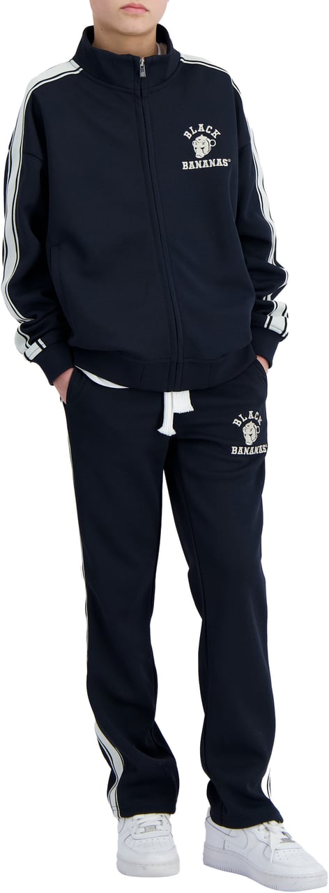 Black Bananas KIDS TAPED VARSITY TRACKSUIT Navy