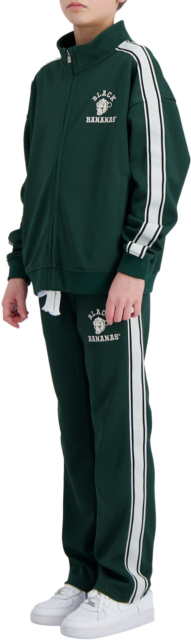 Black Bananas KIDS TAPED VARSITY TRACKSUIT Groen