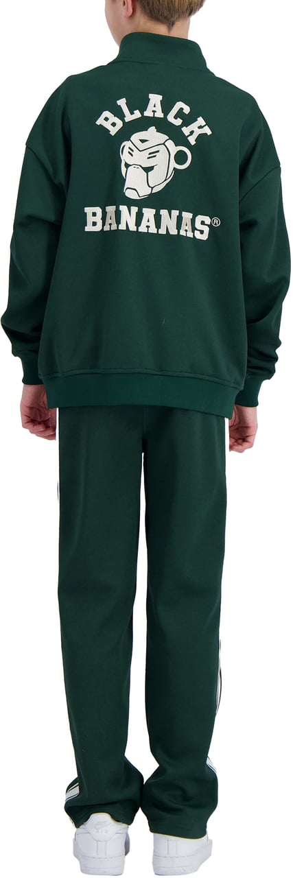 Black Bananas KIDS TAPED VARSITY TRACKSUIT Groen