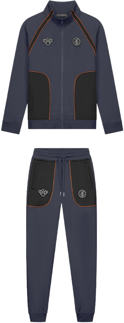 Black Bananas KIDS TEAR TRACKSUIT Donkergrijs