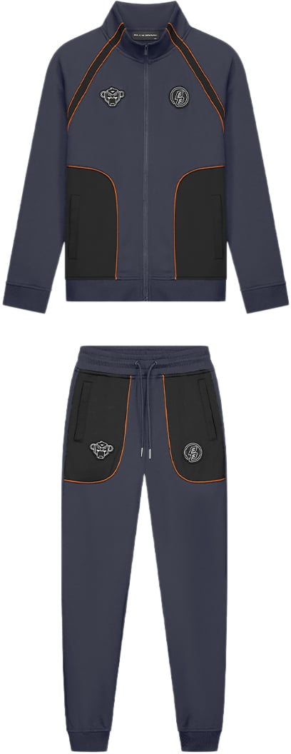 Black Bananas KIDS TEAR TRACKSUIT Donkergrijs