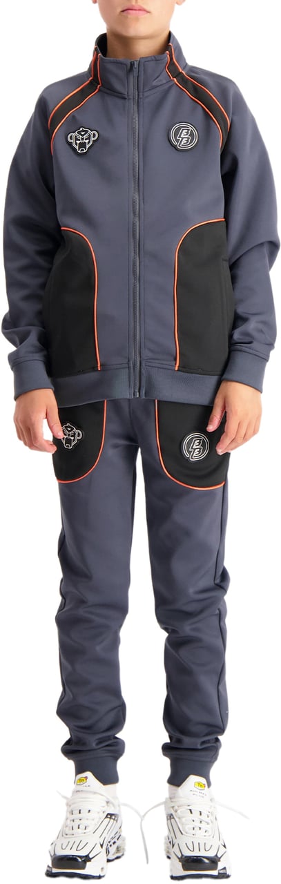 Black Bananas KIDS TEAR TRACKSUIT Donkergrijs