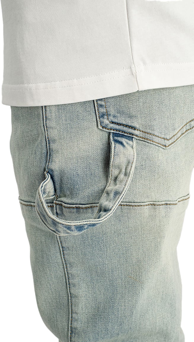 Black Bananas STRAIGHT CARPENTER DENIM Blauw