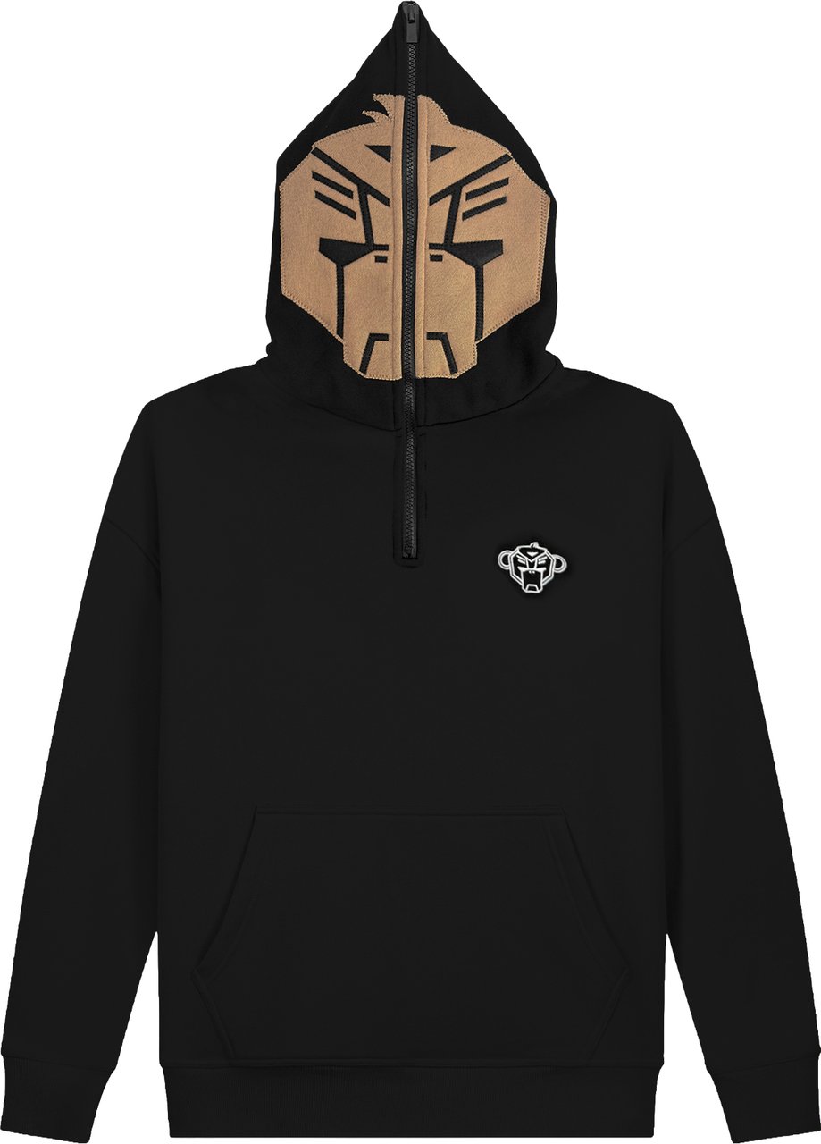 Black Bananas KIDS MASK HOODIE Zwart