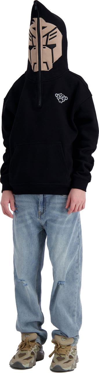 Black Bananas KIDS MASK HOODIE Zwart