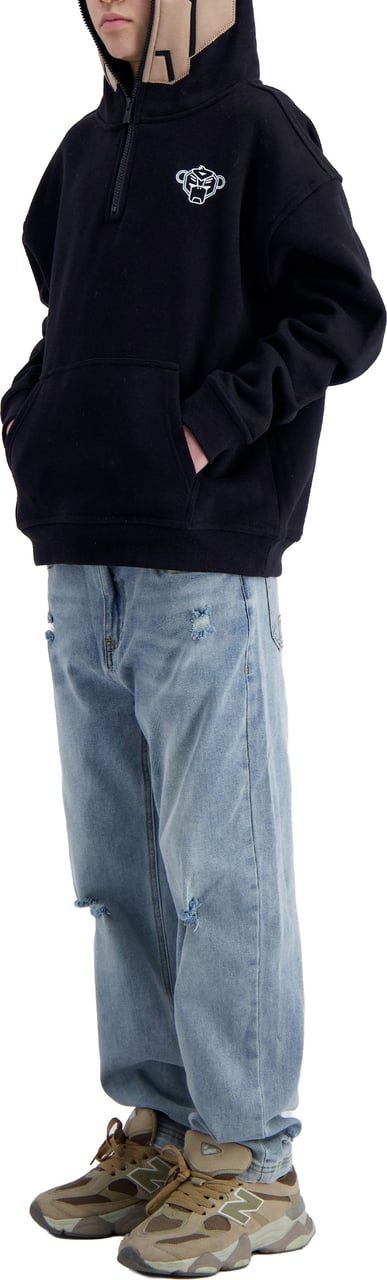 Black Bananas KIDS MASK HOODIE Zwart