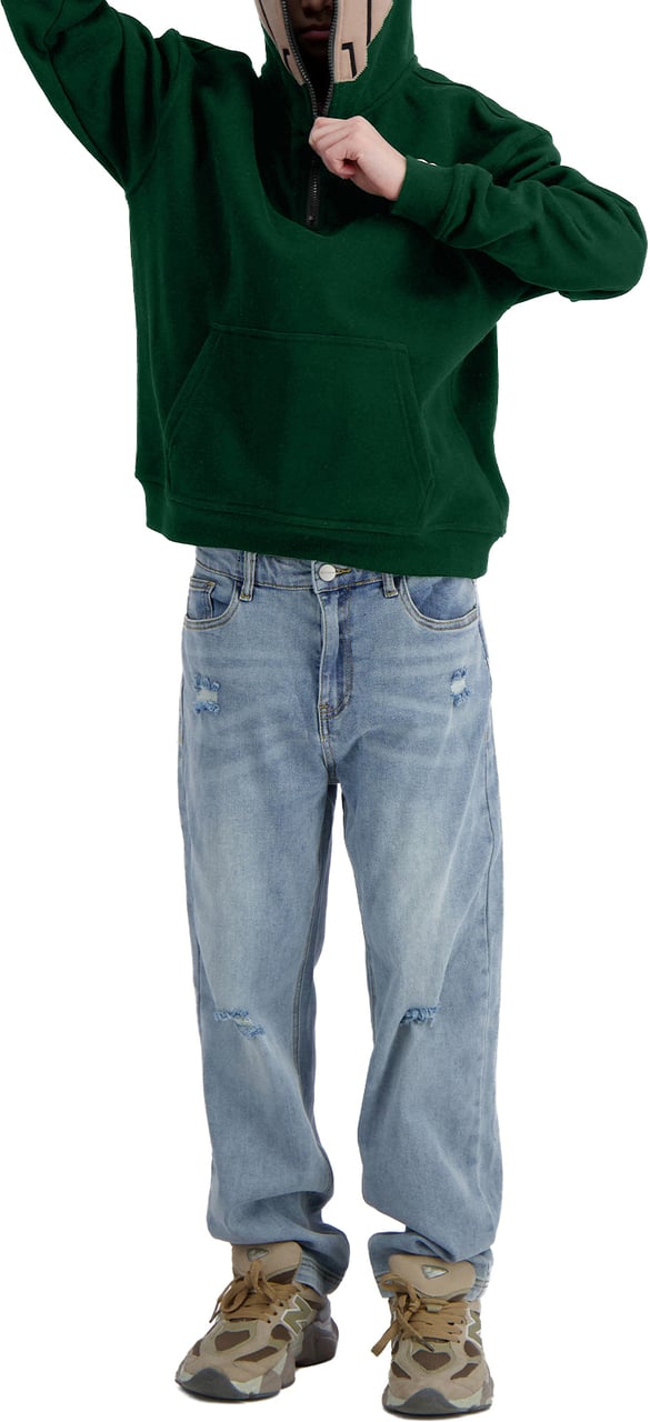 Black Bananas KIDS MASK HOODIE Groen