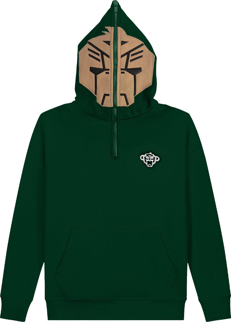 Black Bananas KIDS MASK HOODIE Groen