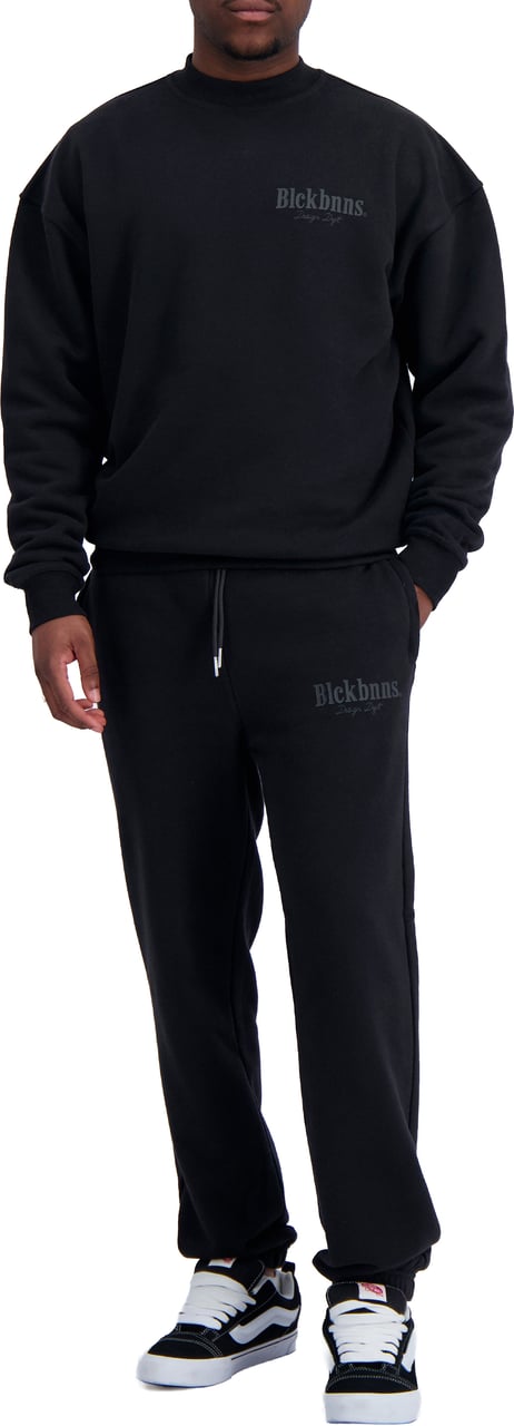 Black Bananas DESIGN DEPT CREWNECK SWEATSUIT Zwart