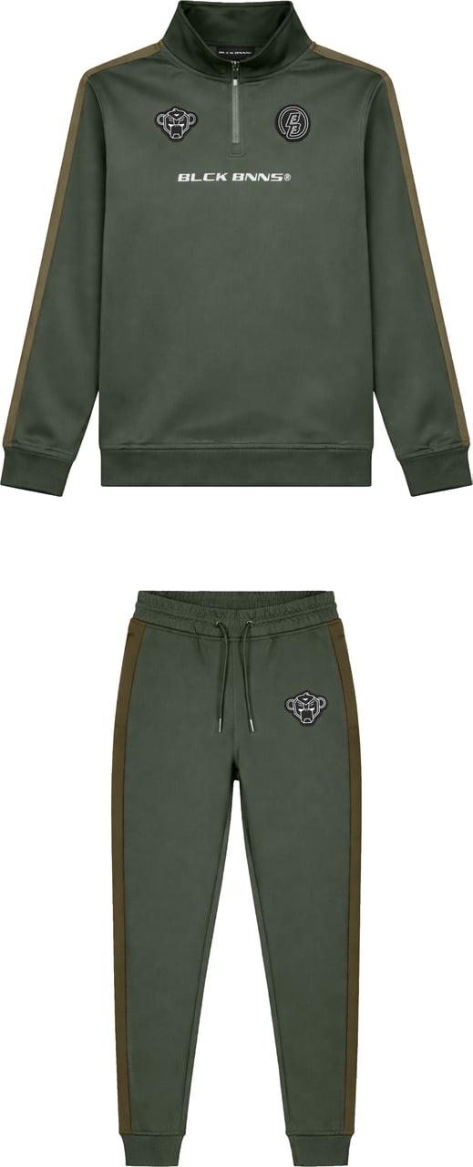 Black Bananas KIDS ZIP-UP TRACKSUIT Groen
