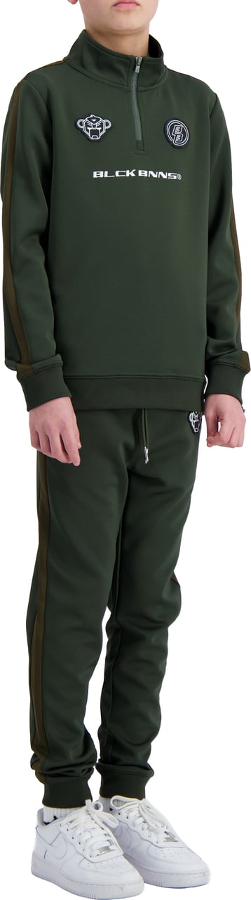 Black Bananas KIDS ZIP-UP TRACKSUIT Groen