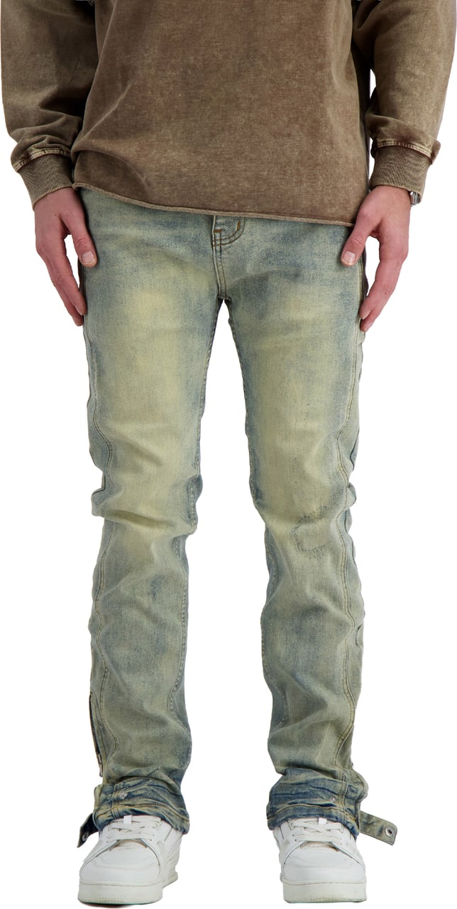 Black Bananas SLIM SEAM DENIM Blauw