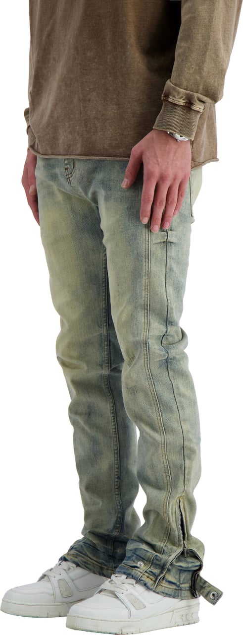 Black Bananas SLIM SEAM DENIM Blauw