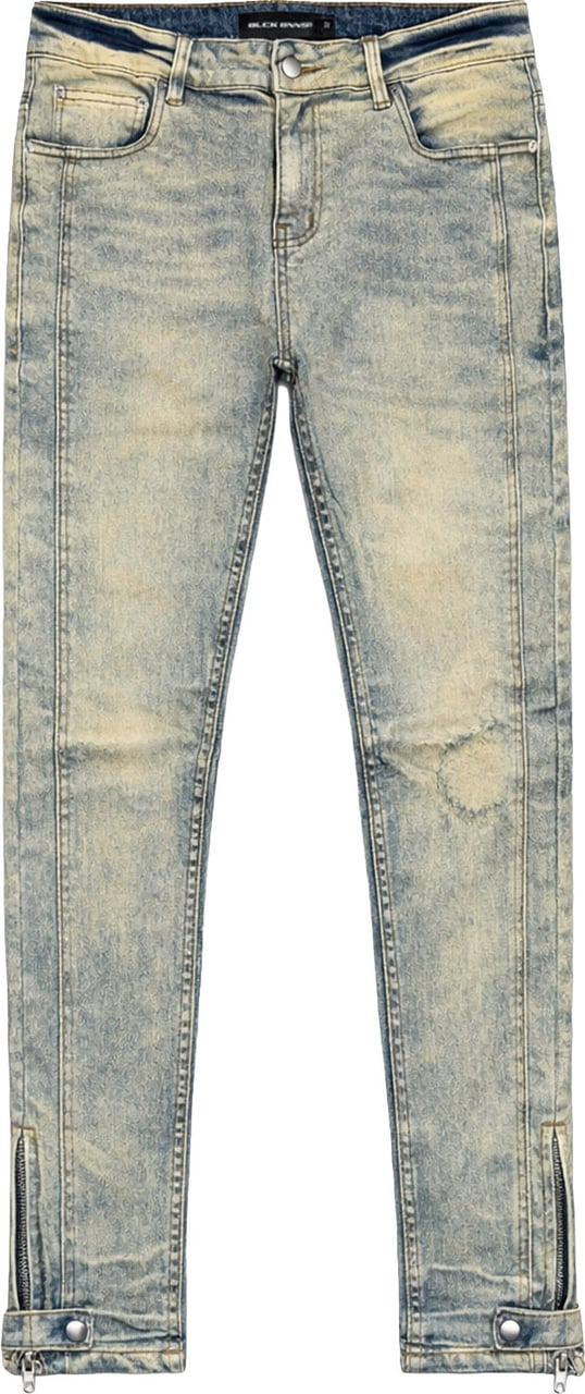 Black Bananas SLIM SEAM DENIM Blauw