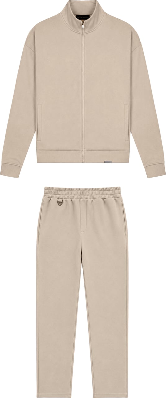 Black Bananas ZIPPED FLEX SUIT Beige