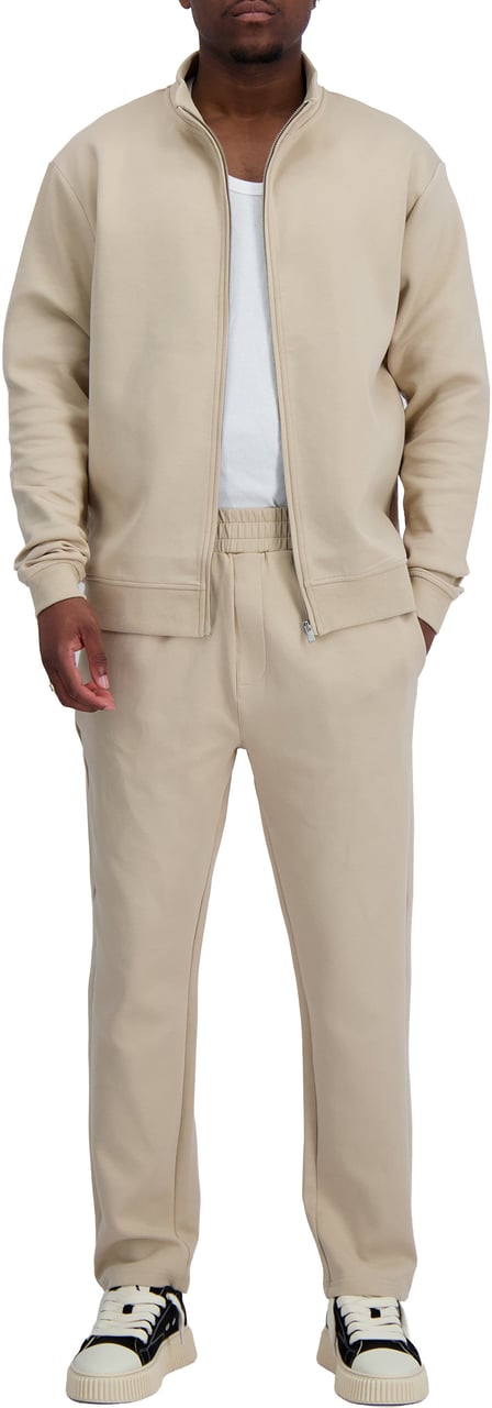 Black Bananas ZIPPED FLEX SUIT Beige