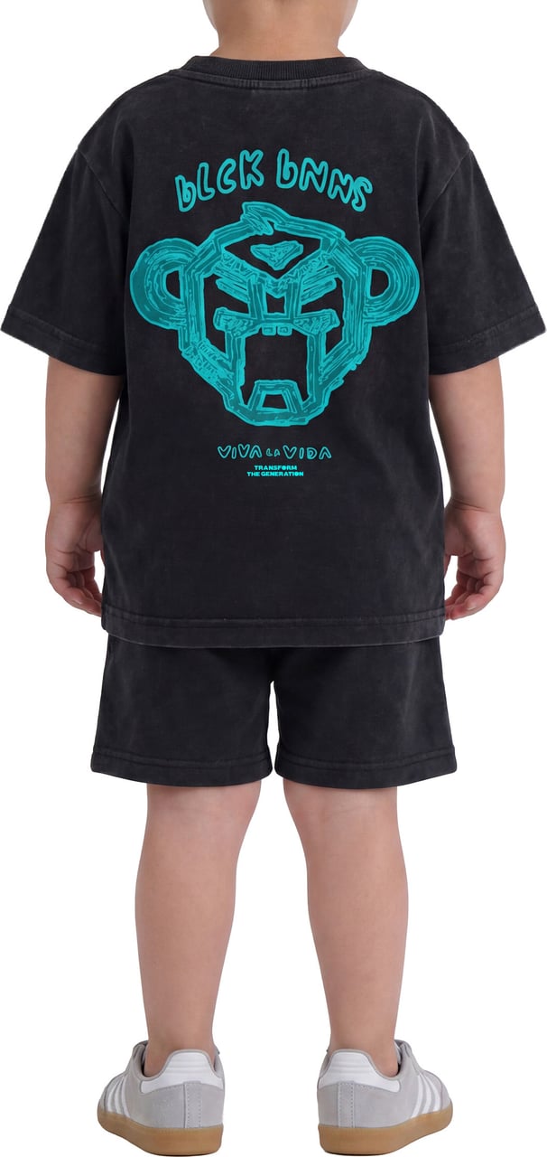 Black Bananas MC SKETCH TWINSET Zwart