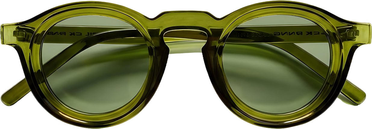 Black Bananas MONOCHROME SUNGLASSES Groen