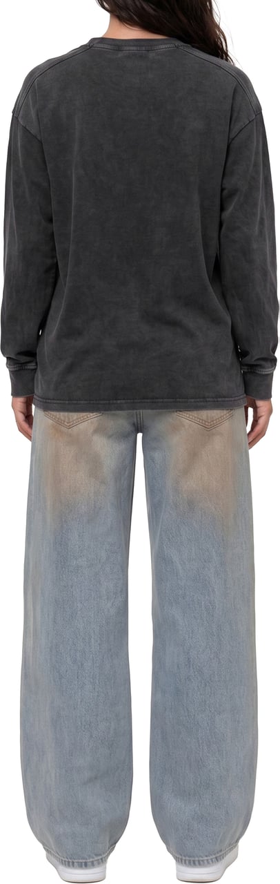Black Bananas SCRIPT LONGSLEEVE Zwart