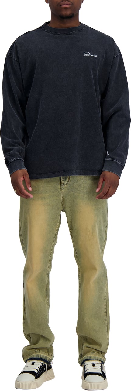 Black Bananas SCRIPT LONGSLEEVE Zwart