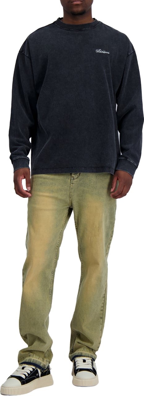 Black Bananas SCRIPT LONGSLEEVE Zwart
