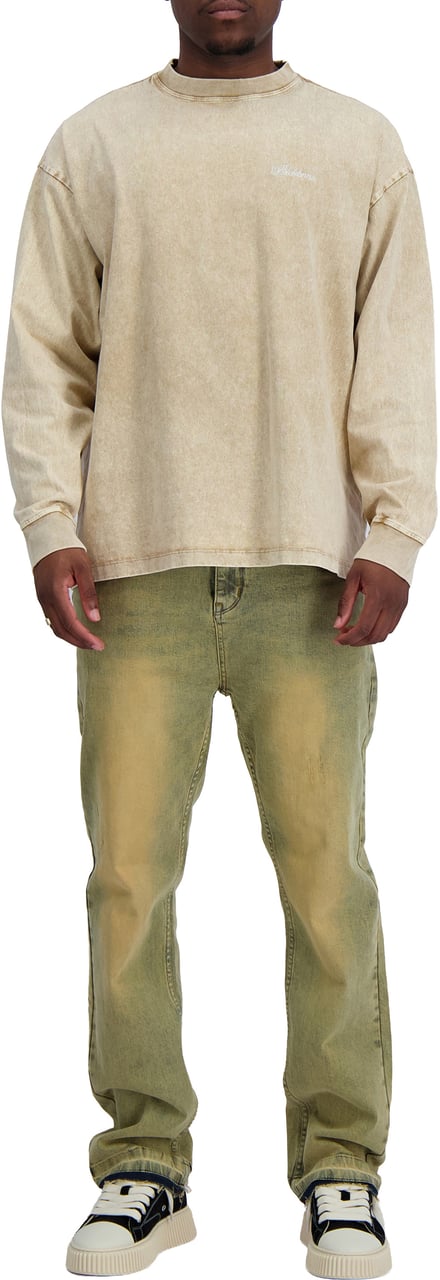 Black Bananas SCRIPT LONGSLEEVE Beige