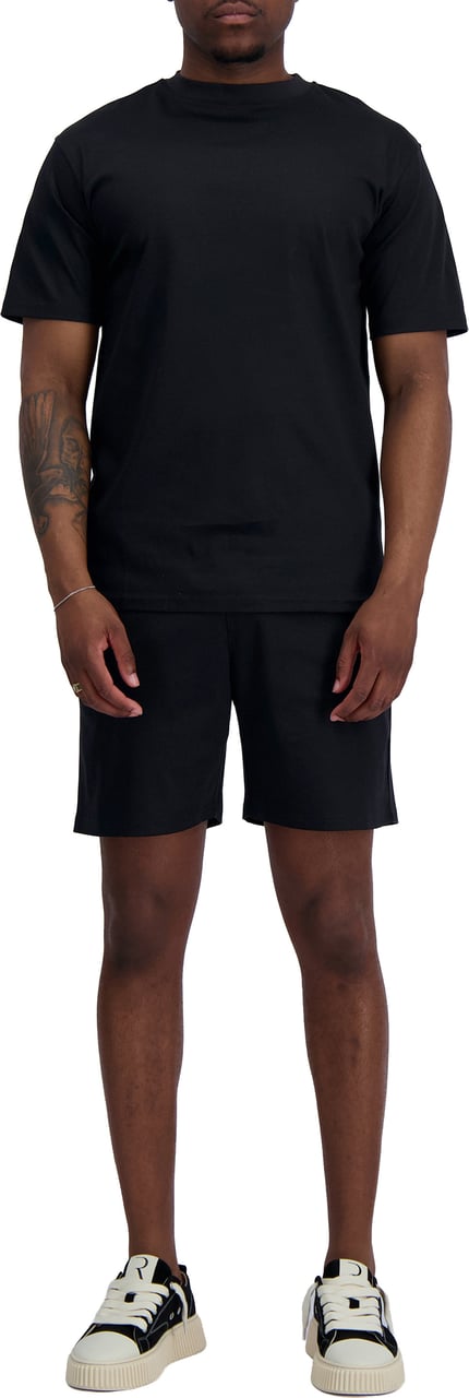 Black Bananas MERCERISED TEE TWINSET Zwart