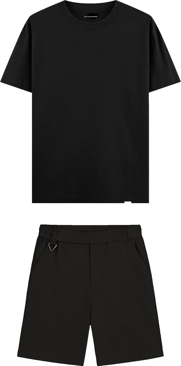 Black Bananas MERCERISED TEE TWINSET Zwart