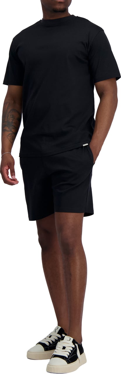 Black Bananas MERCERISED TEE TWINSET Zwart